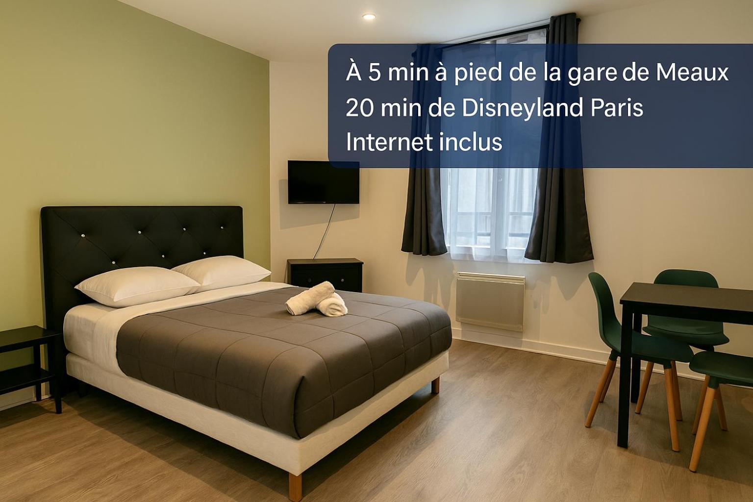 Cerf2-centre Meaux-gare-disney Appartement